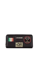 Patch wallet Love Moschino черен